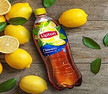 Холодный чай Lipton с лимоном