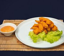 Креветки темпура