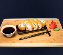 Ролл Калифорния Хот со снежным крабом