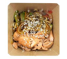 Лапша яичная с морепродуктами