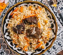 Плов узбекский с говядиной