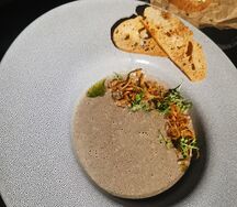 Сливочный крем-суп из шампиньонов