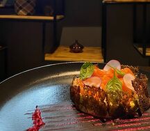 Оливье с лососем