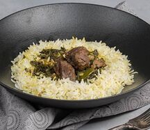 Сабзи плов по-азербайджански