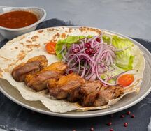 Шашлык из баранины яблочки