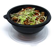 Соба со свининой и овощами