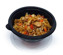 Теппаньяки со свининой и овощами