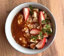 Овсяная каша на топленом молоке