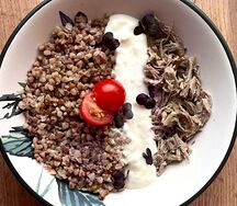 Гречка с томленой уткой