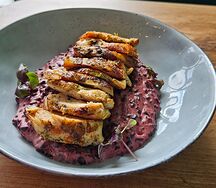 Цыплёнок в цитрусовом маринаде с мятой и тимьяном