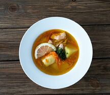 Уха из семги