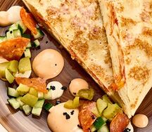 Пепперони блин