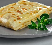 Просто блин со сливочным маслом