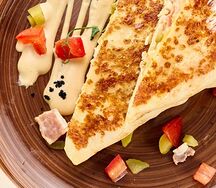 Блин с курицей и беконом