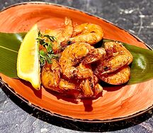 Креветки королевские жареные