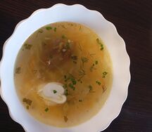 Щи из свежей капусты с мясом