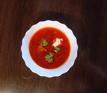 Борщ с мясом