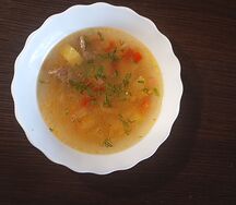 Шурпа с говядиной
