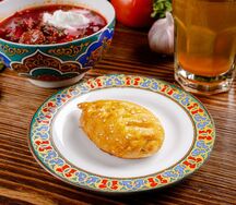 Самса с яблоком