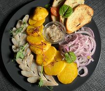 Сельдь с картофелем