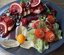 Куриное филе в кисло-сладком соусе