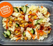 Салат c копченой грудкой