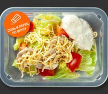 Салат Цезарь с курицей