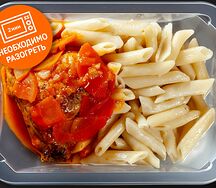 Чахохбили с макаронами