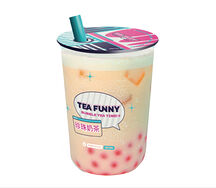 Милкшейк Орех-карамель с йогуртовыми шариками M 