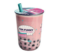 Милкшейк Ежевика-вишня с кусочками виноград М