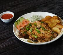 Свиная корейка с картофелем по-деревенски