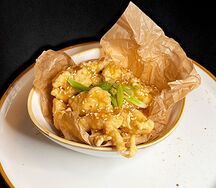 Свиные кусочки в темпуре