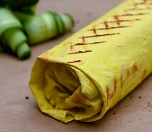 Шаурма сырная с курицей