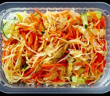 Салат Капуста с огурцами