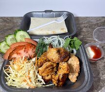 Ланч-бокс с куриным шашлыком