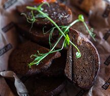 Гренки Бородинские с чесноком