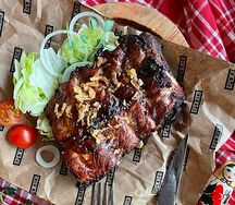 Рёбра свиные барбекю