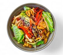 Wok с цыпленком в соусе терияки