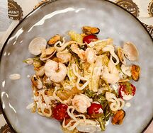 Салат с морепродуктами