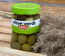 Зеленые оливки D'Amico с косточкой