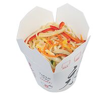 Острая яичная лапша с курицей