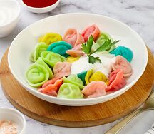 Цветные пельмени