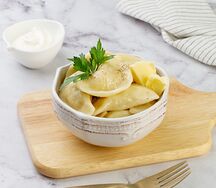 Вареники с картофелем и грибами