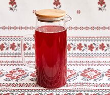 Морс клюквенный с медом