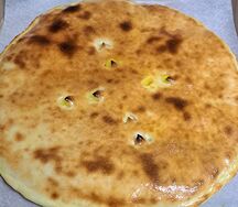 Пирог с картофелем и грибами