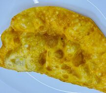 Чебурек с курицей и сыром