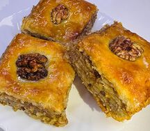 Азербайджанская пахлава с грецким орехом без мёда