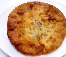 Пирог с мясом и картошкой