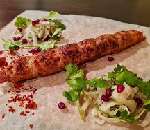 Люля-кебаб из баранины с копчёным сыром