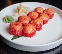 Ролл Калифорния запечённый 